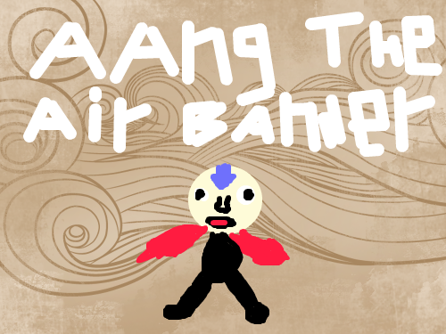 avatar : aang 스케치판 ,sketchpan