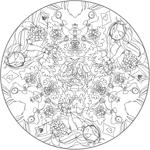 이상한나라의앨리스 : ㅇㄴㅁㄹㅇㄴㄹ 스케치판 ,sketchpan