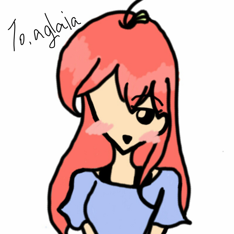 aglaia님 리.. : aglaia님 리퀘왓어요~맘에 드실진 모르겟지만.. 사과의인화인데 잘 안그려진 것 같네욥..:(... 스케치판 ,sketchpan