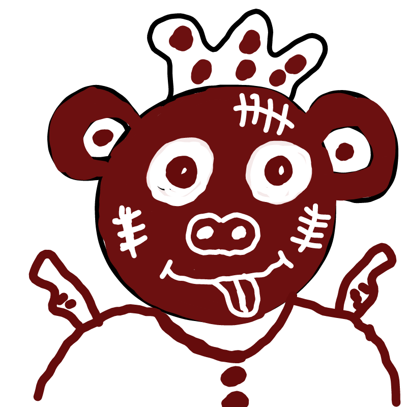 돼지 : 돼지 스케치판 ,sketchpan