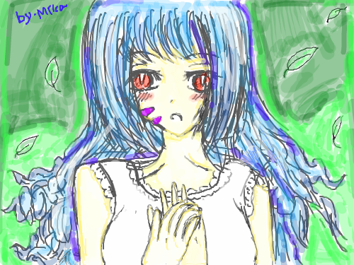 숲속에서 : 코믹메이플에 나오는 주카 입니다-- 스케치판 ,sketchpan