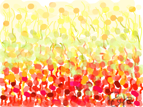 기쁨 : 기쁨의 색 스케치판 ,sketchpan