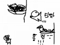 새한태 진 사람 ㄱ- : 새한태 맞는 사람 스케치판 ,sketchpan