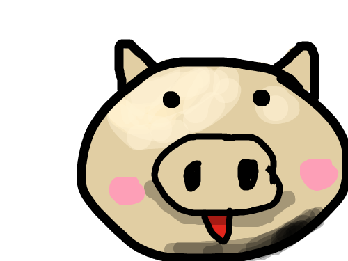 돼지 : 돼지 연습 스케치판 ,sketchpan