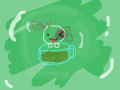 tea dog : a dog in green tea! 스케치판 ,sketchpan
