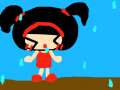 raining : rain drops are falling 스케치판 ,sketchpan