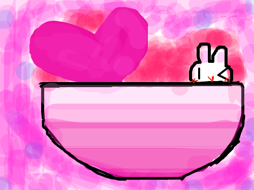 heart : rabbit! 스케치판 ,sketchpan