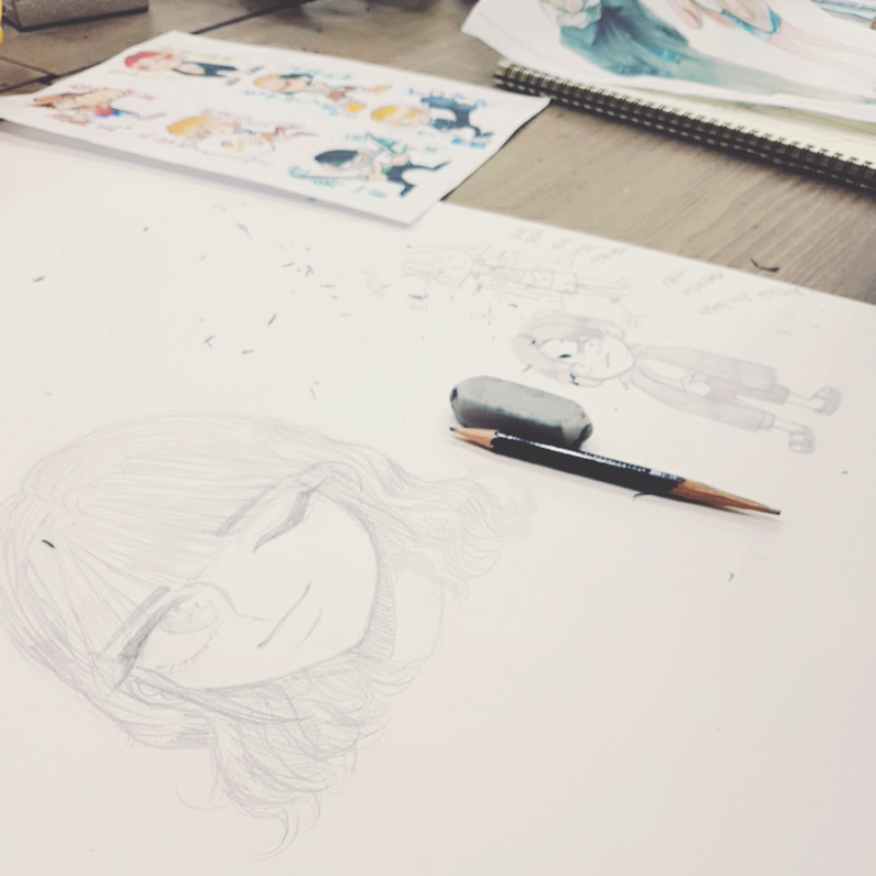 꼭지(징쨩).. : 꼭지(징쨩)이 학원와서 이러구있어요>_ 스케치판 ,sketchpan