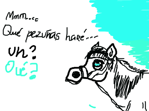 My horse : Horse! Lalalaalala! xD 스케치판 ,sketchpan