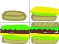 burger rush : burger rush 스케치판 ,sketchpan
