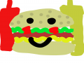 burger : burger 스케치판 ,sketchpan