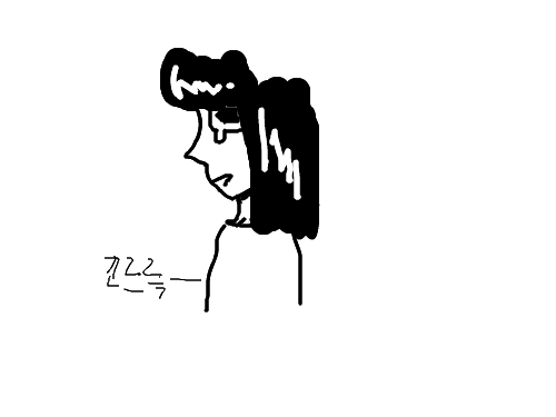 5컷 만화★배고파1 : 5컷만화★마우스작 스케치판 ,sketchpan