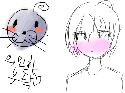 존못이라서.. : 존못이라서 죄송합니다!(의인화 그린이) 스케치판 ,sketchpan