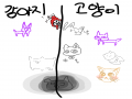 고양의 : 고양의 스케치판 ,sketchpan