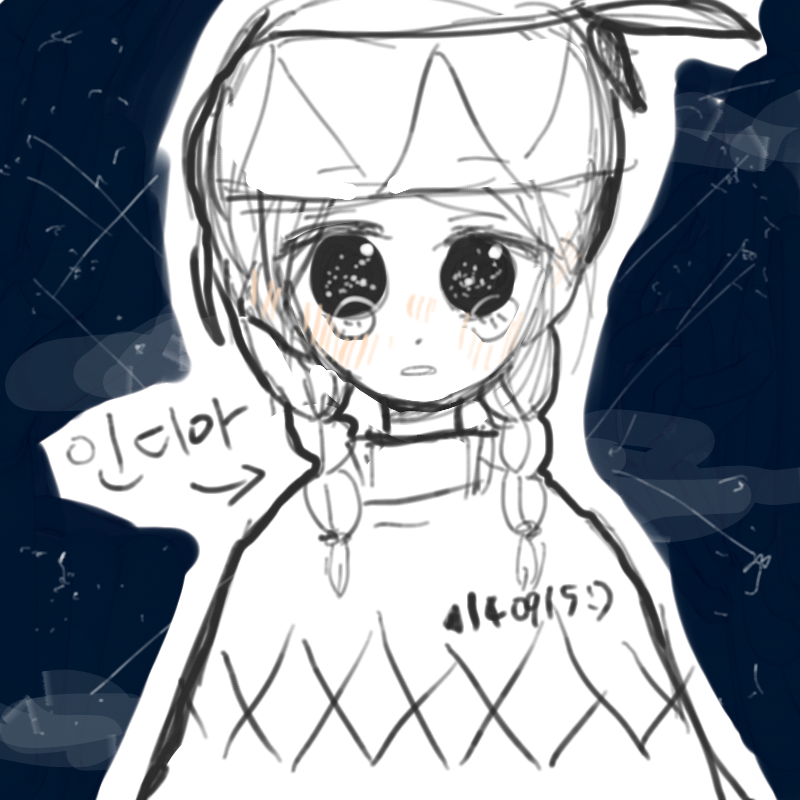 인디언 인.. : 인디언 인디아 스케치판 ,sketchpan