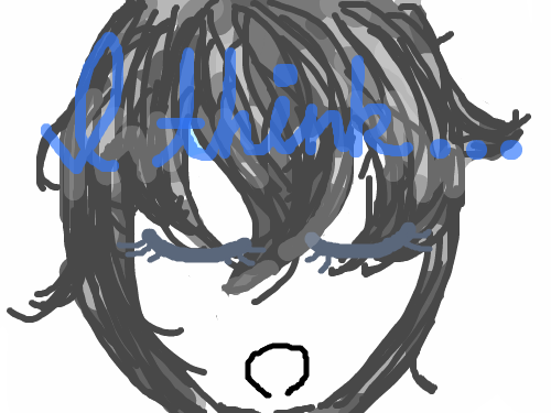 생각중 : I think... 스케치판 ,sketchpan