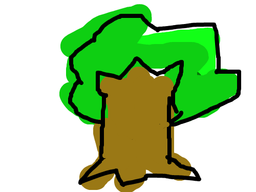 나무 : 나무임니다 스케치판 ,sketchpan