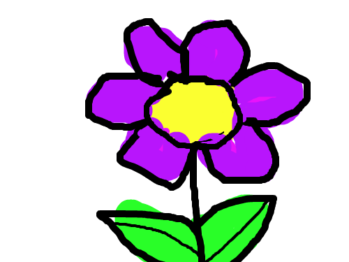 보라꽃 : 보라색놈 스케치판 ,sketchpan