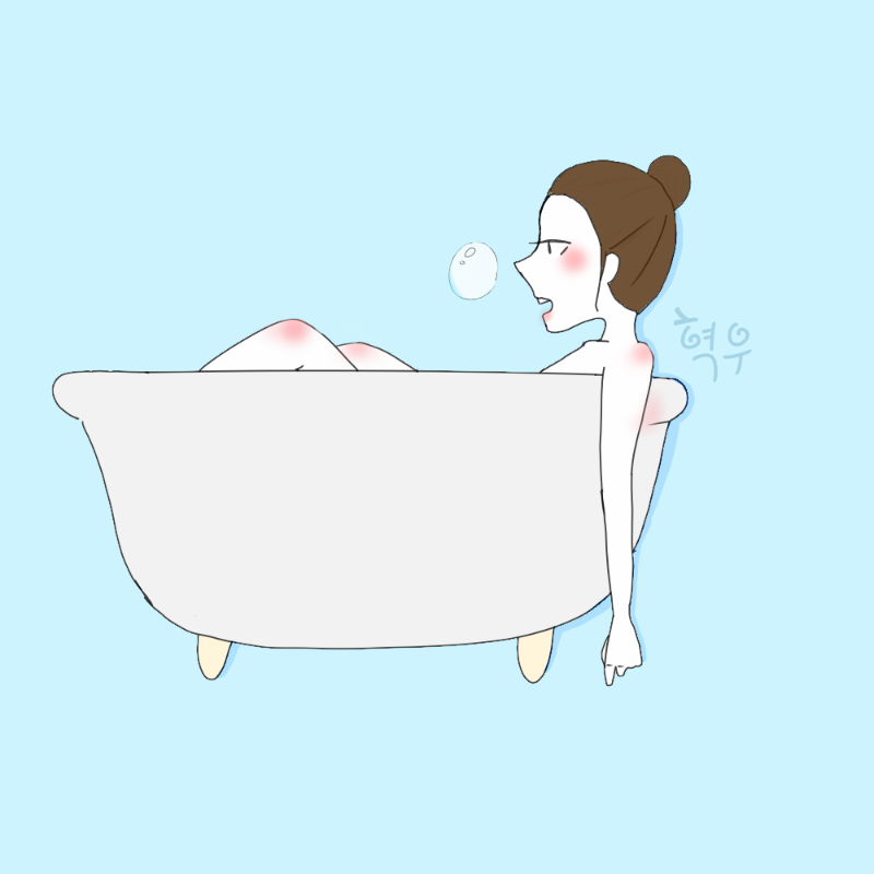 샤워하니 .. : 샤워하니 뽀송해서 좋습니다٩( ᐛ )و 스케치판 ,sketchpan