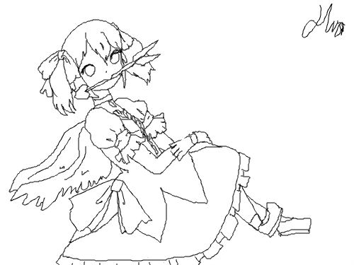 마법소녀 마도카★마기카 : No.1:카나메 마도카 스케치판 ,sketchpan