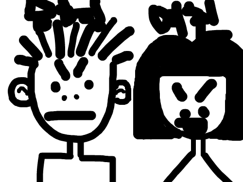 푸하하 : 동생, 놀려 먹기 스케치판 ,sketchpan