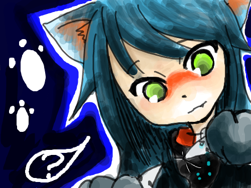 으잉? : 왜 우는지 이해못함 스케치판 ,sketchpan