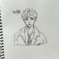 너무 잘생.. : 너무 잘생긴 캐인데ㅠㅠ..제가 망친것같아 속상하네요... 스케치판 ,sketchpan