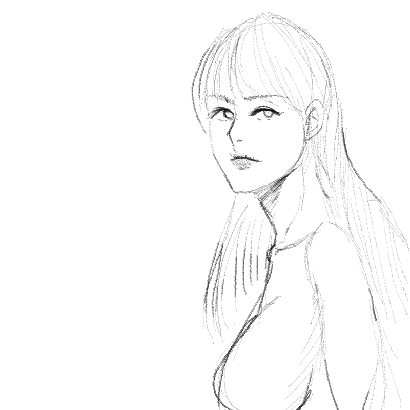 여자 : 여자 스케치판 ,sketchpan