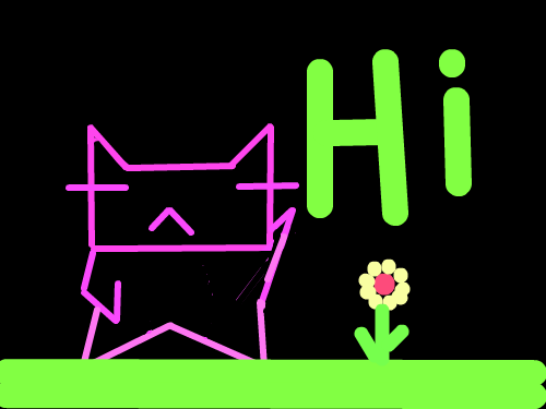 고양이(?) : 하이하는 고양이(?) 스케치판 ,sketchpan