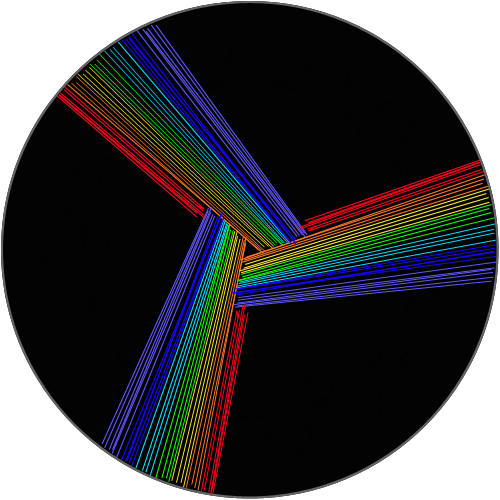 세개의 빛의 무지개 : 아주 밝 습니다!! 스케치판 ,sketchpan