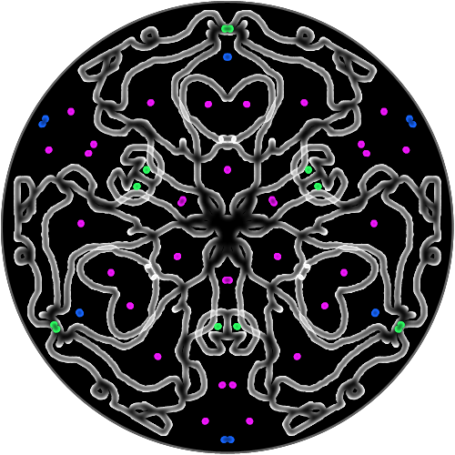 서생초 이수현 : 밤속의 예쁜 무늬 스케치판 ,sketchpan