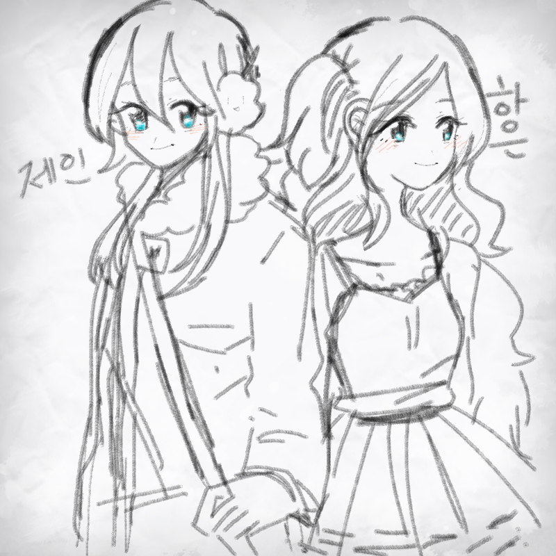 자캐 : 자캐 스케치판 ,sketchpan