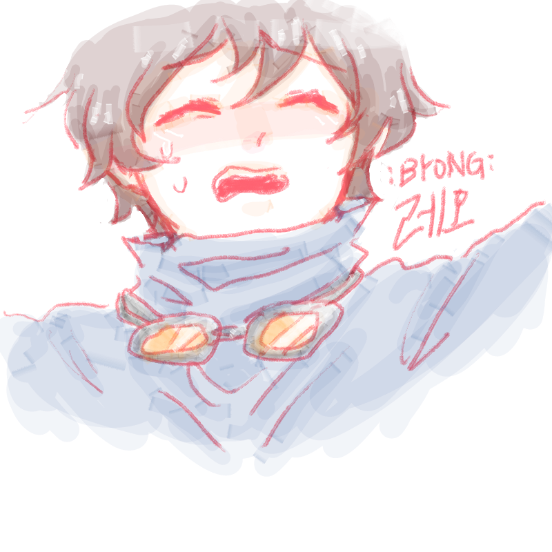 레오고글?.. : 레오고글?어떻게생겼는지맨날까먹..(밥오 스케치판 ,sketchpan