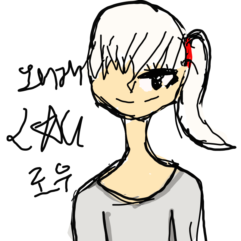 오너캐 L☆.. : 오너캐 L☆U(로우)임ㅁ다...☆ 스케치판 ,sketchpan