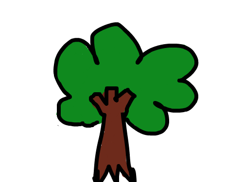 이상한 나무 : 나무가 정말 이상해 스케치판 ,sketchpan