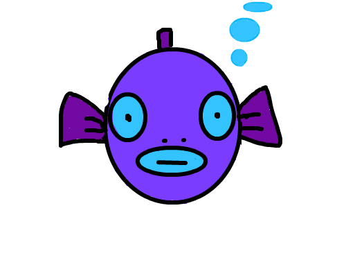 멋진 물고기 : 멋진 물고기 스케치판 ,sketchpan