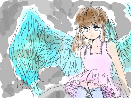 나도 잘;; : 아 타블렛완죤안머쿄 스케치판 ,sketchpan