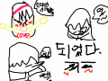 시험 보는날!!! : 드디어 시험보는 날인데.. ...공부를 안했다.그런데 대사가 생각안나서 세월아~내월아~하면서 결국은 죽는이야기 스케치판 ,sketchpan