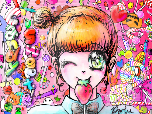 내가그리고싶어서아무것도안그리고덧질;; : 덧질했으니까 건들지마 들키면 나 죽어 스케치판 ,sketchpan