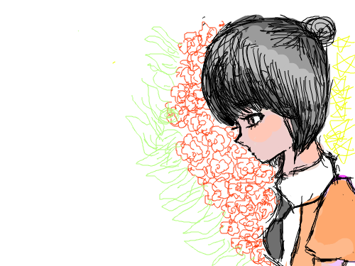 ?? : 아무생각없는여학생 스케치판 ,sketchpan