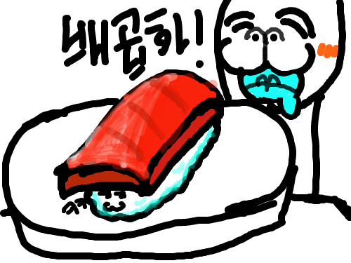 초밥이 : 초밥초밥 스케치판 ,sketchpan