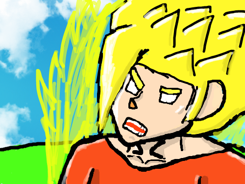 슈퍼 사이어인 : 슈퍼 사이어인 브로리!! 스케치판 ,sketchpan