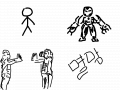 iron man : kkkkkkk 스케치판 ,sketchpan