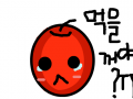 사과 : 먹고싶지 않아 .. 스케치판 ,sketchpan
