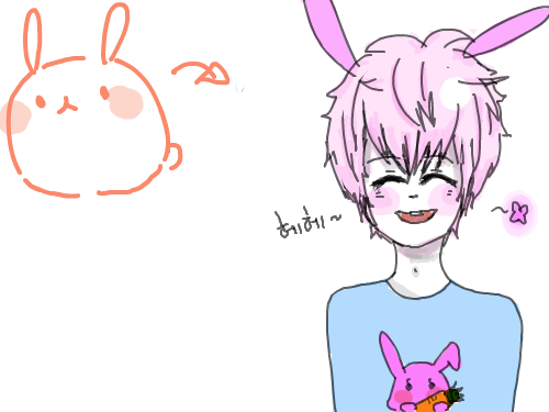 토깽씌.. : 제 토끼는 왜이리 못났을까요 ㅠㅠ 스케치판 ,sketchpan