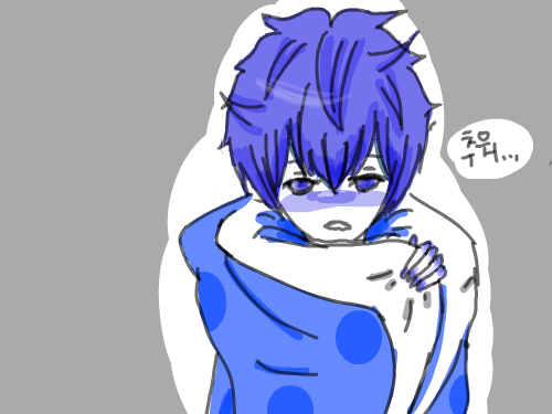 춥네요.. : 요즘 참 춥네요.. 스케치판 ,sketchpan