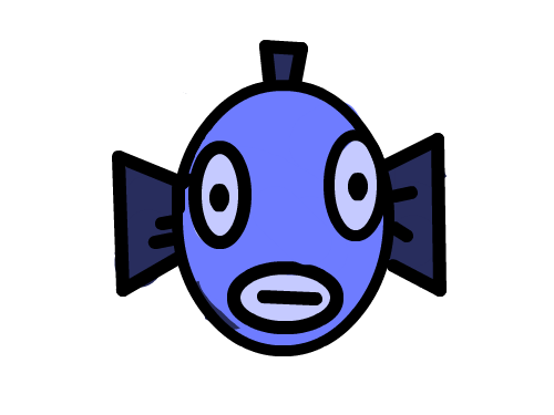 물고기 : 물고기입니다. 스케치판 ,sketchpan