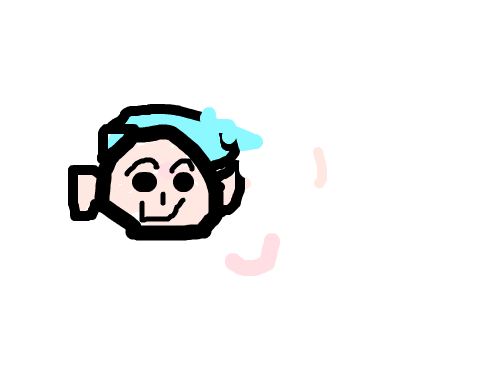 사람 : 웃은사람 스케치판 ,sketchpan