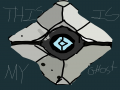THIS IS MY.. : THIS IS MY GHOST (in game I have the vanguard ghost but I like ghosts. there spooky) 스케치판 ,sketchpan