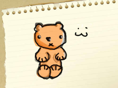 BuddyBear : My first creation! 스케치판 ,sketchpan